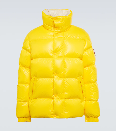 Shop Moncler Genius 2 Moncler 1952 Dervaux Jacket In Yellow