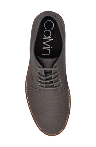 Calvin Klein Aggussie Derby In Dk Grey Ballistic