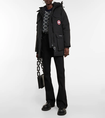 Shop Canada Goose Expedition Down Parka In Black