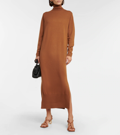 Shop Jardin Des Orangers Wool And Cashmere Sweater Maxi Dress In 225-54