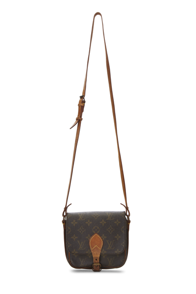 Pre-owned Louis Vuitton Monogram Canvas Cartouchiere Pm
