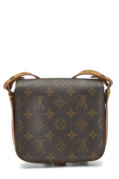 Pre-owned Louis Vuitton Monogram Canvas Cartouchiere Pm