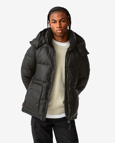 Hunter Men's Intrepid Insulated Mid Puffer Jacket In Black | ModeSens