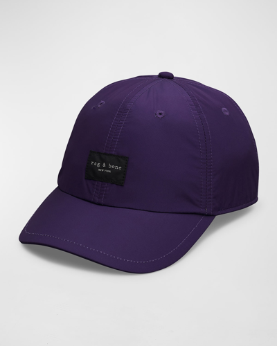 Shop Rag & Bone Addison Baseball Cap In Purple