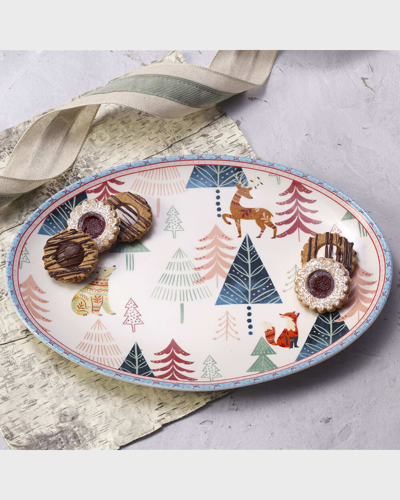 Shop Fitz And Floyd 14" Cottage Christmas Platter, Medium