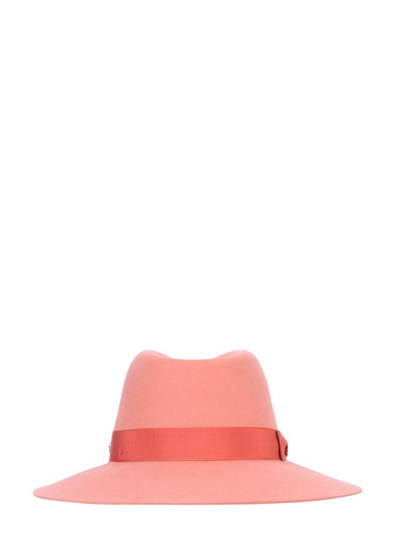 Shop Helen Kaminski Emilli Fedora Hat In Pink