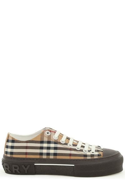 Shop Burberry Vintage Checked Low In Multi