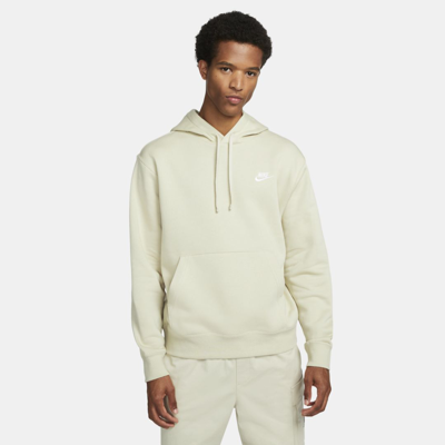 Shop Nike Men's  Sportswear Club Fleece Pullover Hoodie In Brown