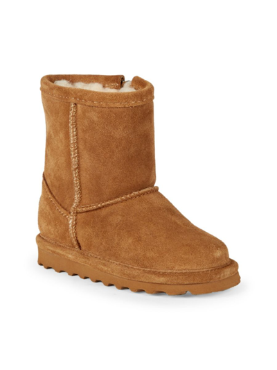 Bearpaw Kid's Elle Faux Fur-lined Suede Boots In Brown | ModeSens