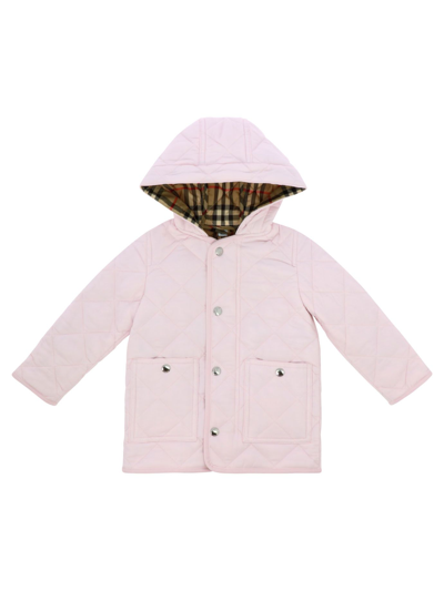 Burberry baby girl quilted jacket deals