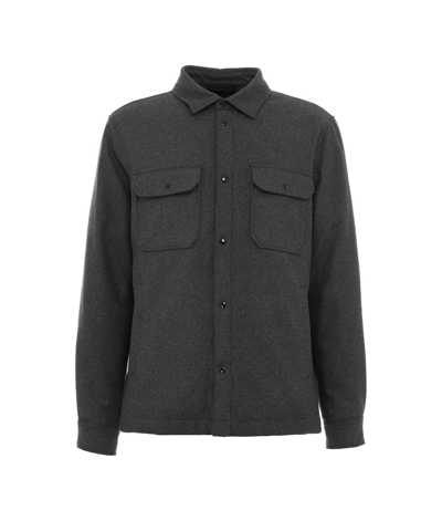 Shop Woolrich Men's Grey Other Materials Shirt