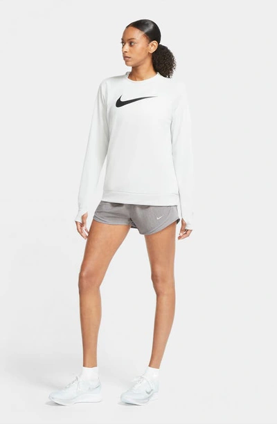 Shop Nike Tempo Dri-fit Running Shorts In Gunsmoke/ Wolf Grey