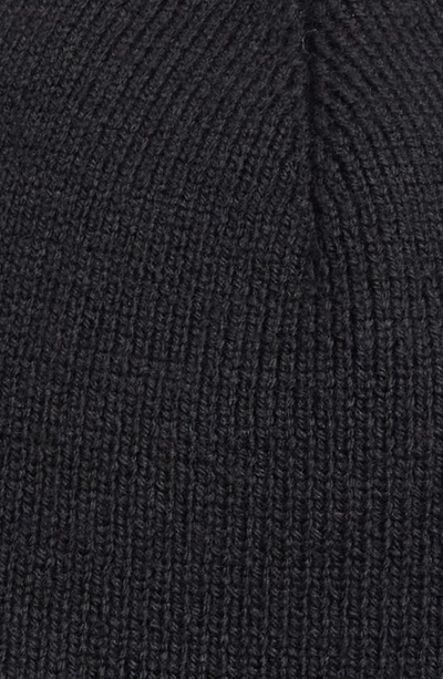 Shop More Joy Logo Wool Beanie In Black