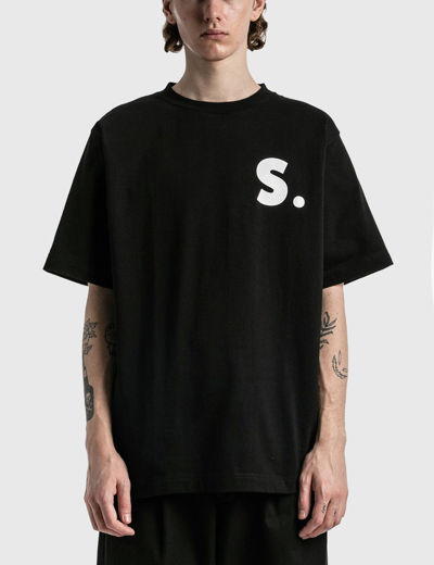 Shop Sophnet S. Graphic T-shirt In Black