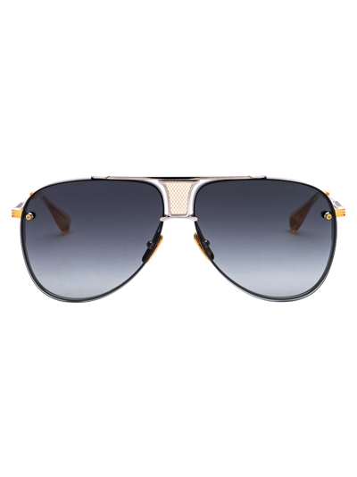 Shop Dita Sunglasses In Black Palladium-18k Gold W/ Dark Grey To Clear - Ar