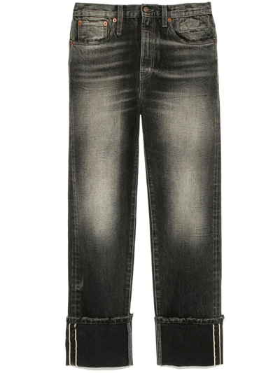 Shop R13 Cuffed Courtney Jeans In Black