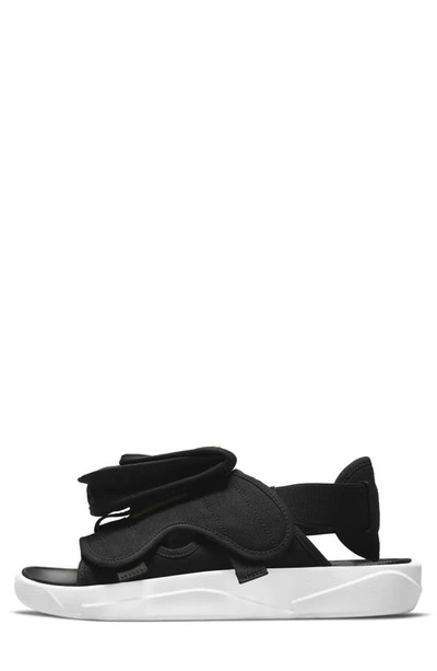 Shop Jordan Ls Slide Sandal In Black/ White/ Green/ Black