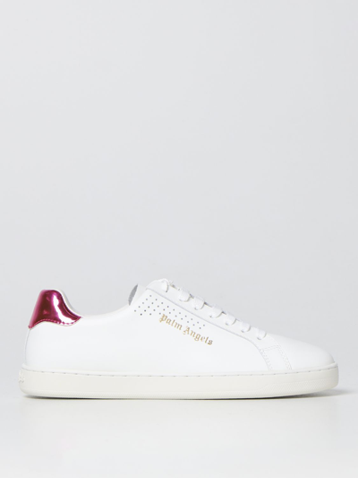 Shop Palm Angels Sneakers  Woman Color White