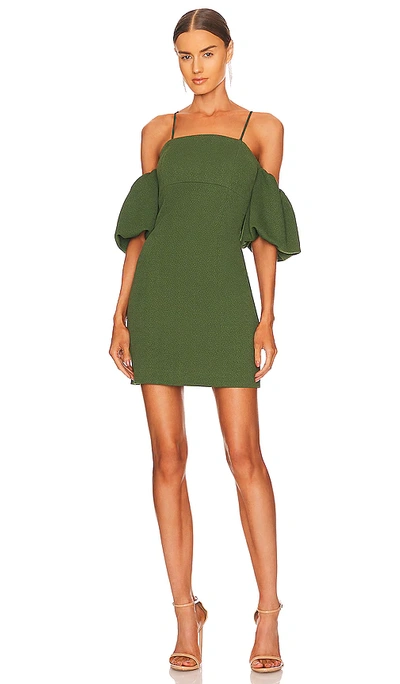 Shop Elliatt Gloriosa Dress In Green