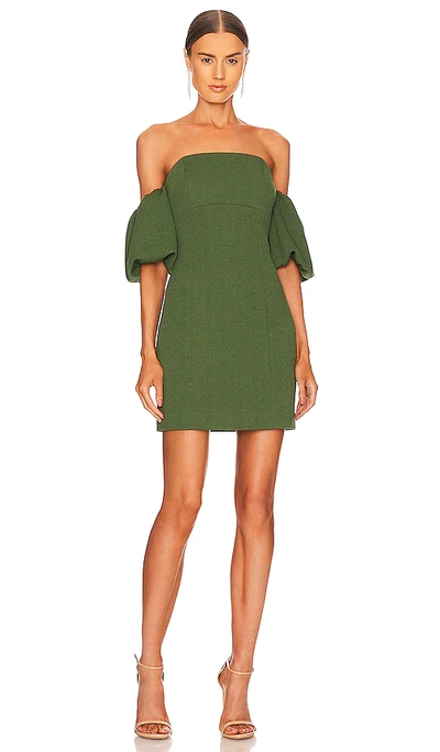 Shop Elliatt Gloriosa Dress In Green
