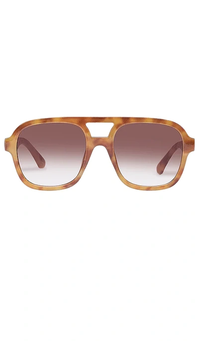 Shop Aire Whirlpool Sunglasses In Brown