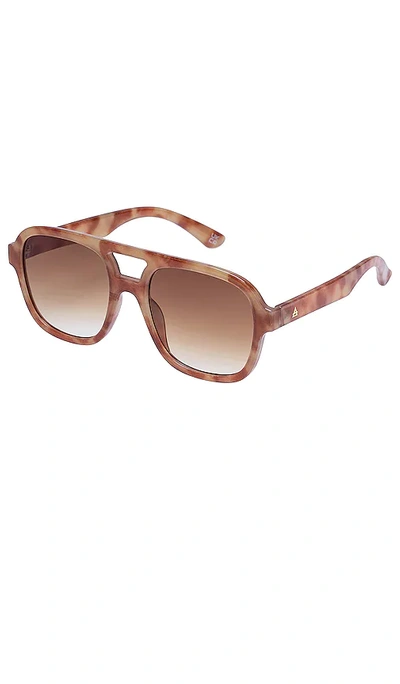 Shop Aire Whirlpool Sunglasses In Brown
