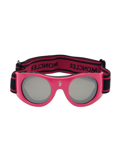 Shop Moncler Women's City Goggles In Pink