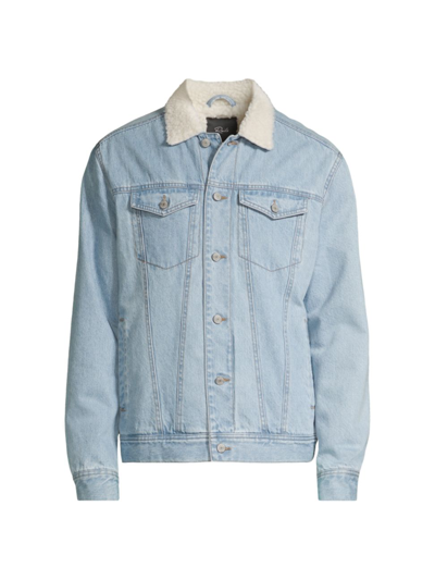 Shop Rails Men's Mckinley Vintage Denim Jacket In Vintage Wash