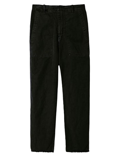 Shop Nili Lotan Men's Luna Cotton & Linen Pants In Carbon
