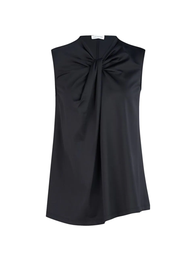 Shop Halston Women's Mckinley Jersey Top In Black