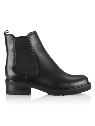 Shop La Canadienne Women's Conner Leather Booties In Black