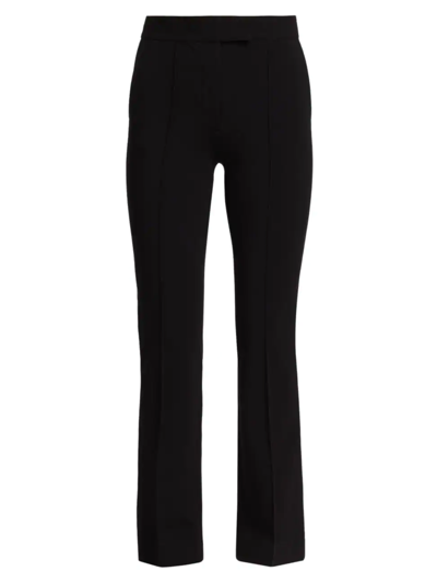 Shop Helmut Lang Women's Cropped Bootcut Pants In Black