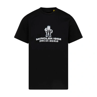 Shop Moncler Genius 2 Moncler 1952 - T-shirt In Black
