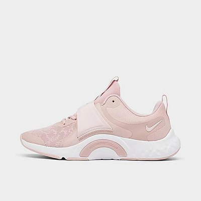 Nike Women's Renew In-season Tr 12 Training Sneakers From Finish Line In Pink Oxford/white/rose Whisper/barely Rose