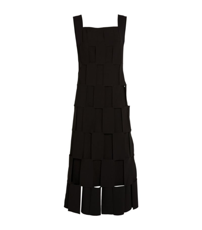Shop A.w.a.k.e. Layered Midi Dress In Black