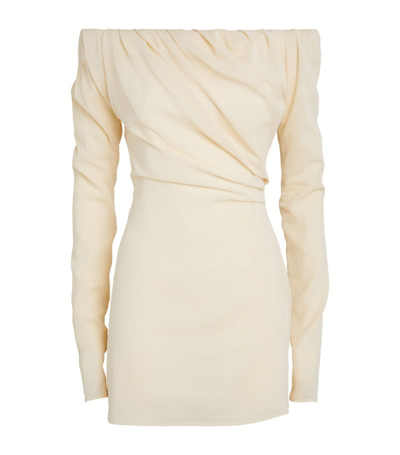 Shop Jacquemus La Robe Biasi Mini Dress In White