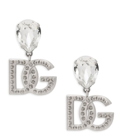 Shop Dolce & Gabbana Dg Clip-on Earrings In Multi