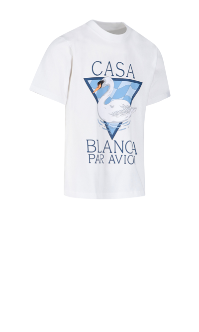 Shop Casablanca ' Par Avion' T-shirt