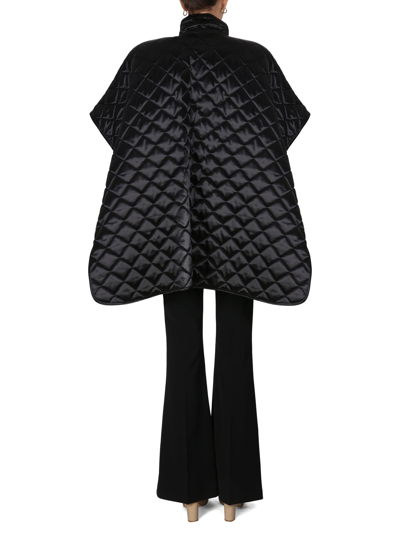 Shop Boutique Moschino Quilted Jacket In Nero