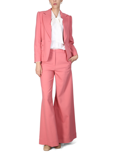 Shop Boutique Moschino Slim Fit Jacket In Rosa