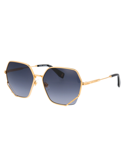 Shop Marc Jacobs Mj 1005/s Sunglasses In 0019o Yellow Gold