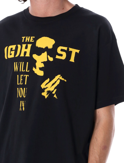 Shop Raf Simons Ghost Print T-shirt In Black