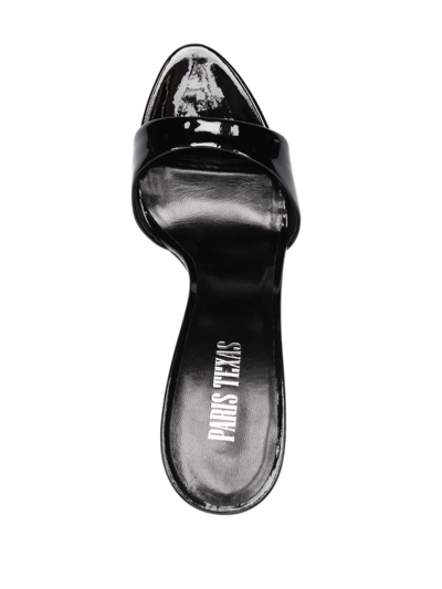 Shop Paris Texas Lidia 105mm Patent-leather Mules In Black