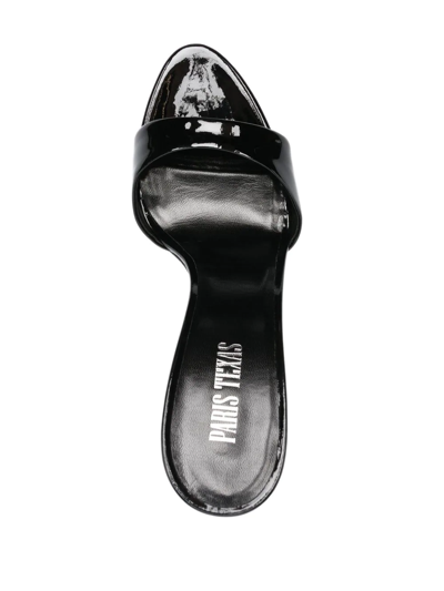 Paris Texas Lidia 105mm Patent-leather Sandals In Black