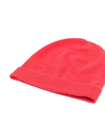 Shop Cashmere In Love Darla Cashmere Beanie Hat In Red
