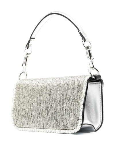 Valentino Garavani Small Locò Crystal-embellished Shoulder Bag