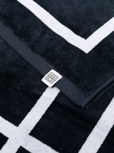 Totême Monogram Jacquard Towel In White