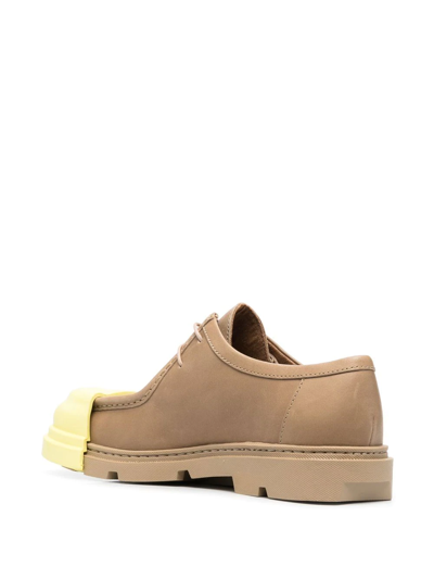 Camper Junction Contrasting-toecap Brogues In Neutrals