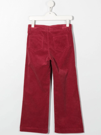 Shop Chloé Wide-leg Corduroy Trousers In Pink