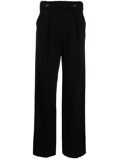 Shop Proenza Schouler Straight-leg Trousers In Black